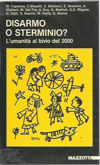 Disarmo o sterminio? - copertina