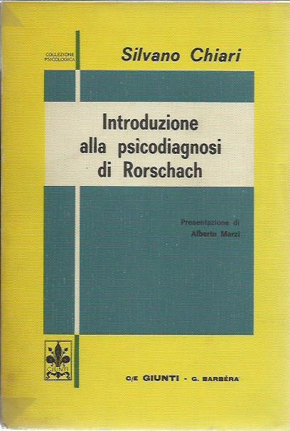 Introduzione alla Psicodiagnosi di Rorschach - copertina