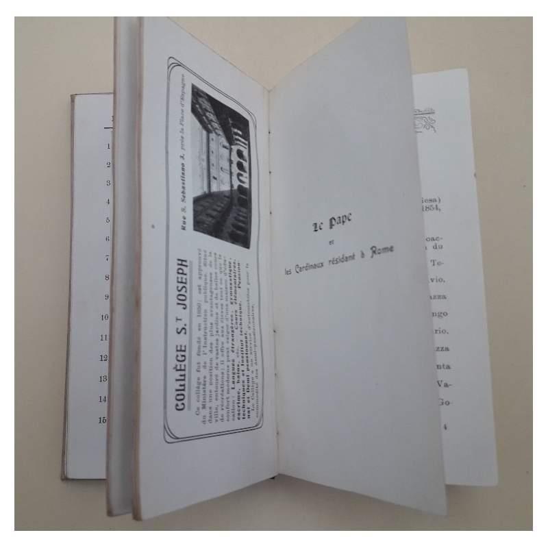 Rome-High-Life-Carnet Des Adresses Mondaines-Dix Septieme Annee(1916)