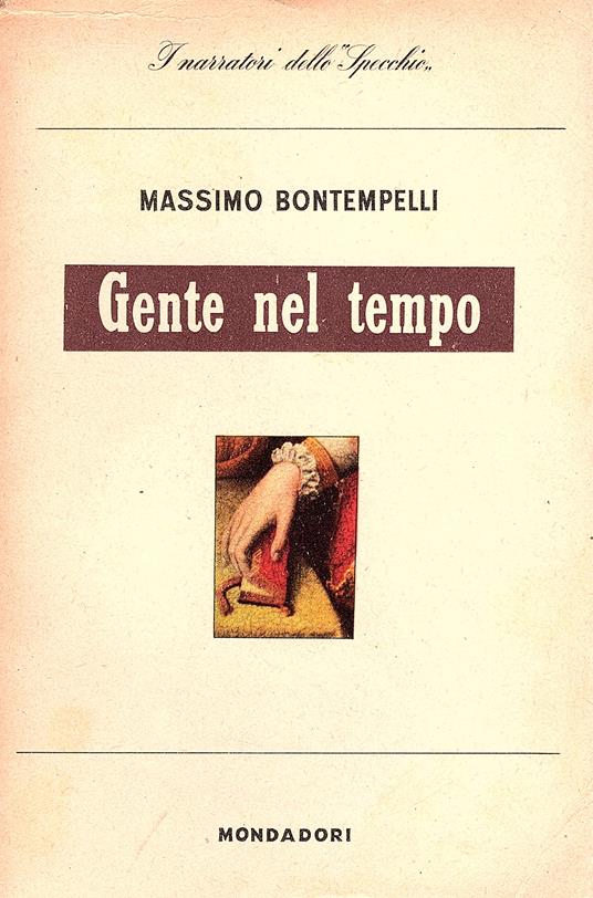 Gente nel tempo - Massimo Bontempelli - copertina