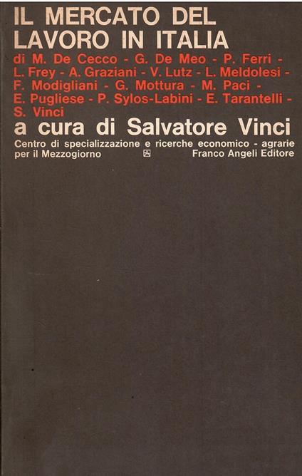 Il Mercato Del Lavoro in Italia - copertina