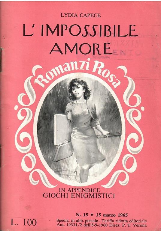 L' Impossibile Amore - Lidia Capece - copertina
