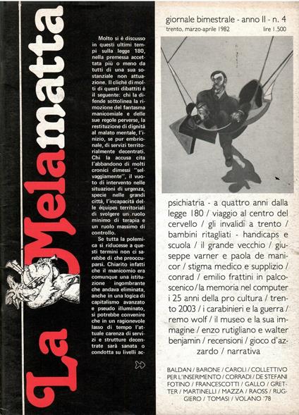 La Melamatta Anno Ii N. 4 - copertina
