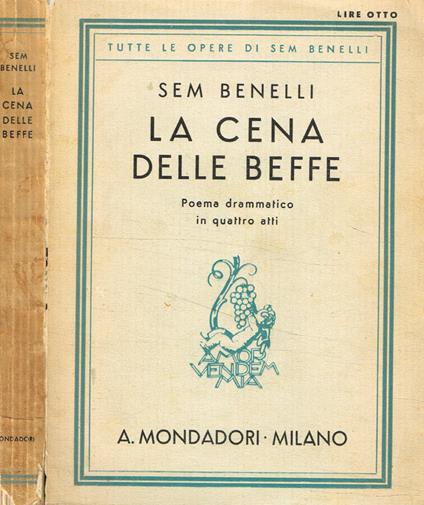 La cena delle beffe - Sem Benelli - copertina