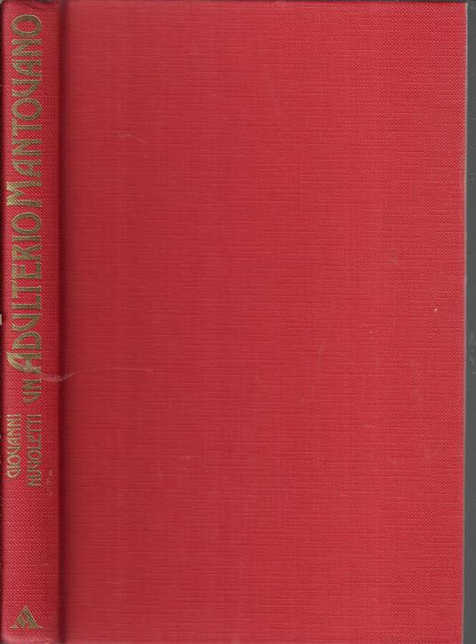Un adulterio mantovano - Giovanni Nuvoletti - copertina