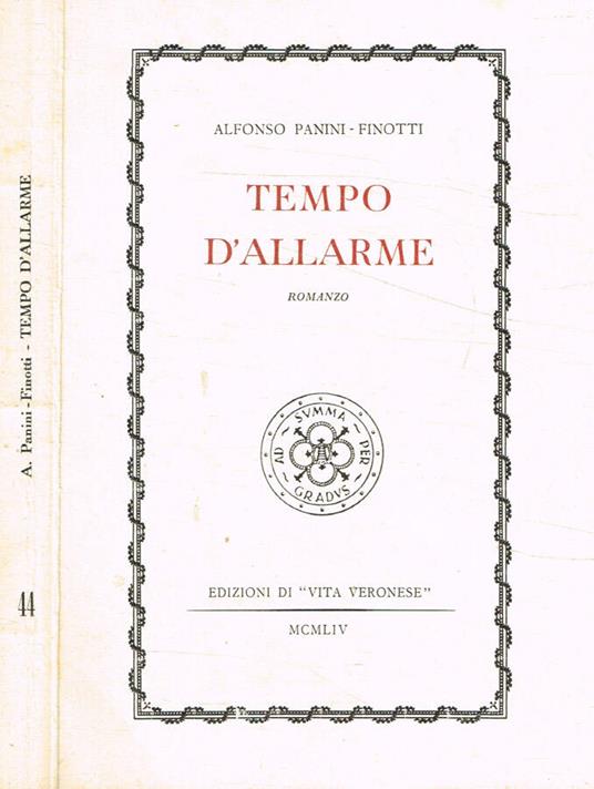 Tempo d'allarme - copertina