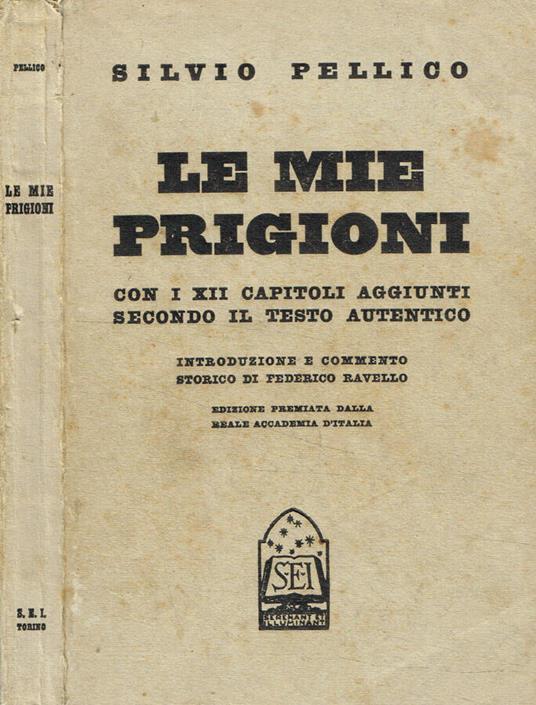 Le mie prigioni - Silvio Pellico - copertina