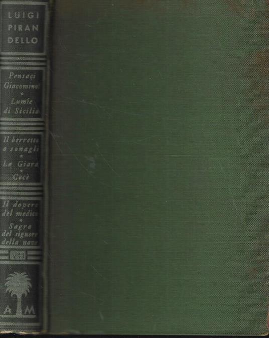 Maschere nude - Luigi Pirandello - copertina