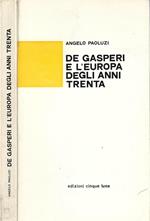 De Gasperi e l'Europa degli anni Trenta