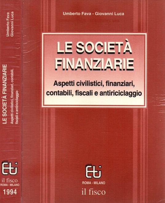 Le società finanziarie - copertina