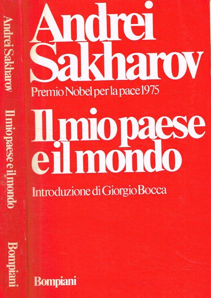 Il mio paese e il mondo - Andrej Sacharov - copertina