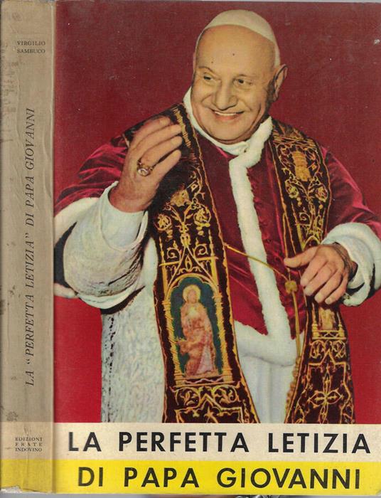 La perfetta letizia di Papa Giovanni - Virgilio Sambuco - copertina