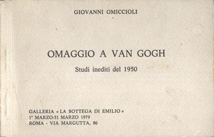 Omaggio a Van Gogh - Giovanni Miccoli - copertina