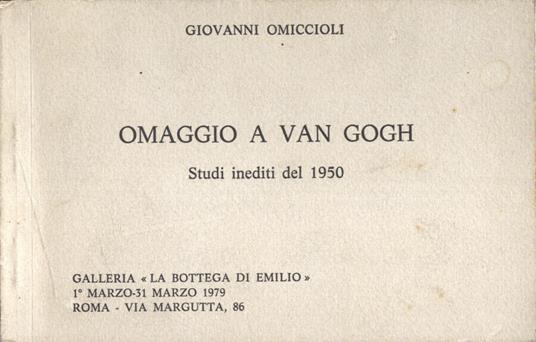 Omaggio a Van Gogh - Giovanni Miccoli - copertina