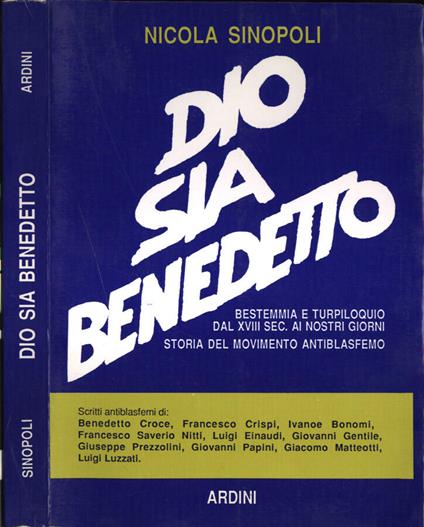 Dio sia benedetto - Nicola Sinopoli - copertina