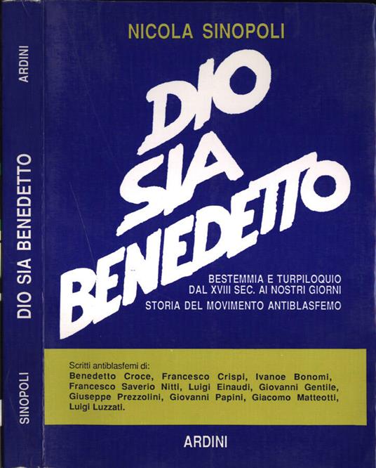 Dio sia benedetto - Nicola Sinopoli - copertina