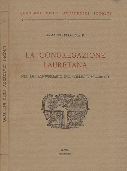 La Congregazione Lauretana - copertina
