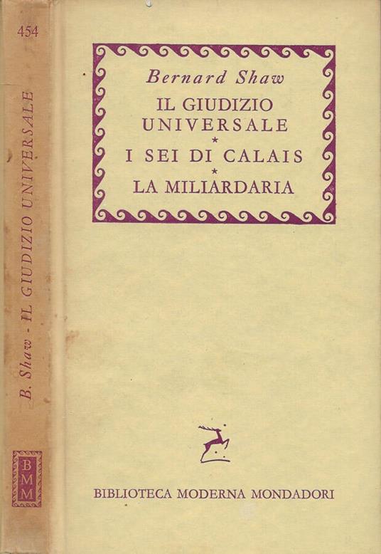 Il giudizio universale - I sei di Calais - La miliardaria - Bob Shaw - copertina