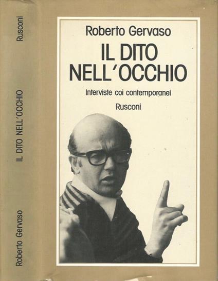 Il dito nell'occhio - Roberto Gervaso - copertina