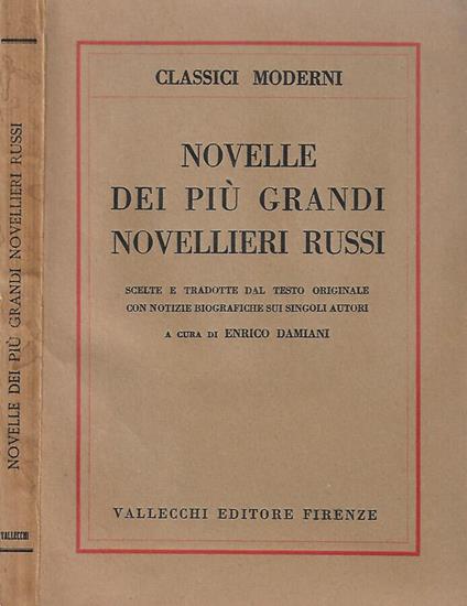 Novelle dei più grandi novellieri russi - copertina