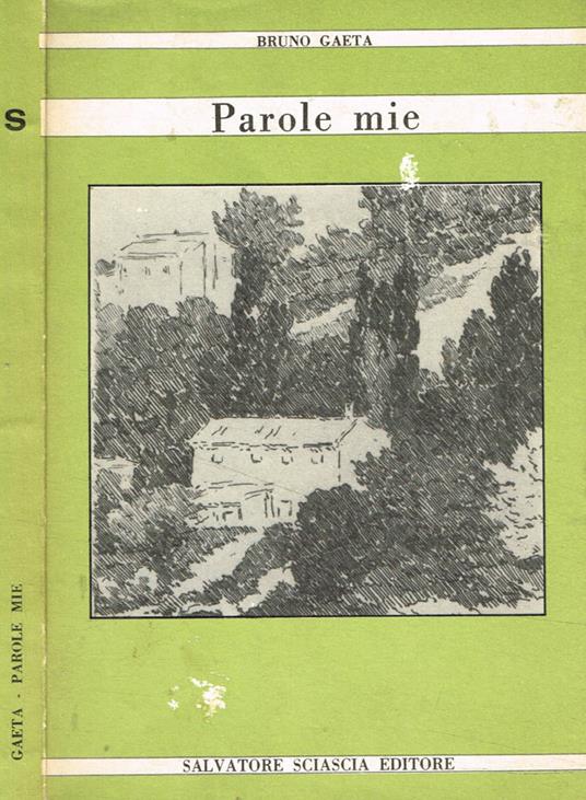 Parole mie - Gaetano Bruno - copertina
