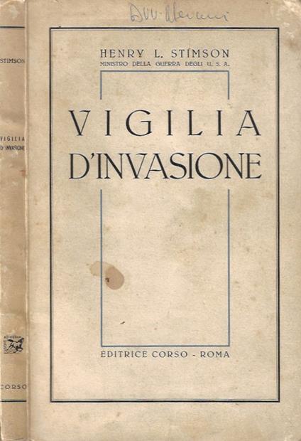 Vigilia d'invasione - copertina