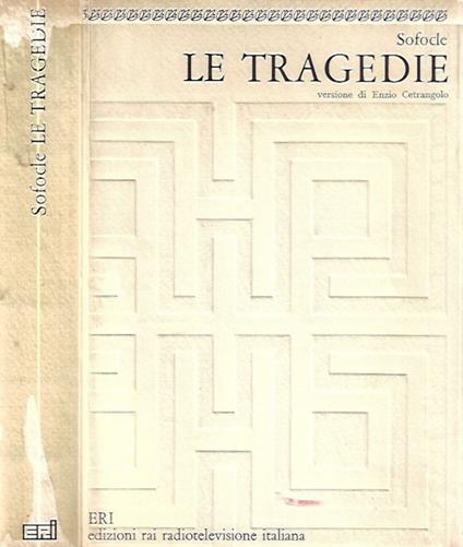 Le Tragedie - Sofocle - copertina