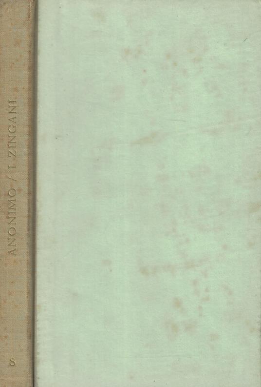 I zingani - Anonimo - copertina