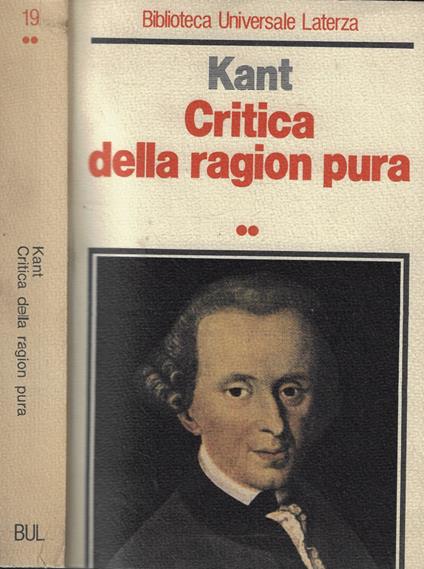 Critica della ragion pura Vol. II - Immanuel Kant - copertina