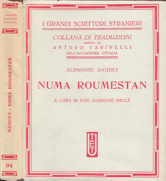 Numa Roumestan - Alphonse Daudet - copertina