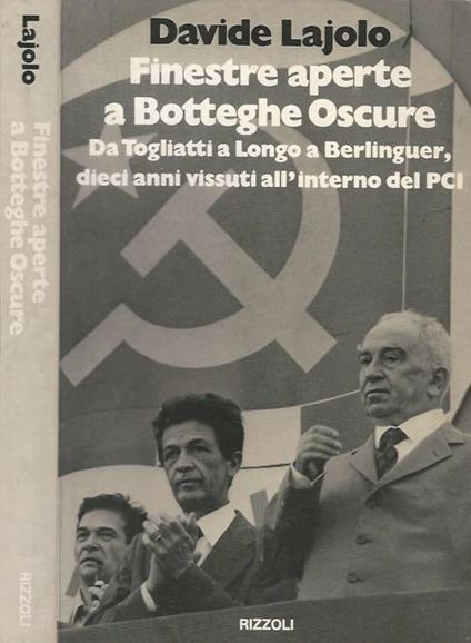 Finestre aperte a Botteghe Oscure - Davide Lajolo - copertina