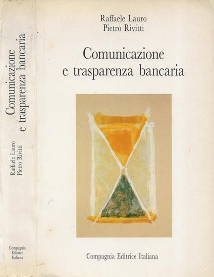Comunicazione e trasparenza bancaria - copertina
