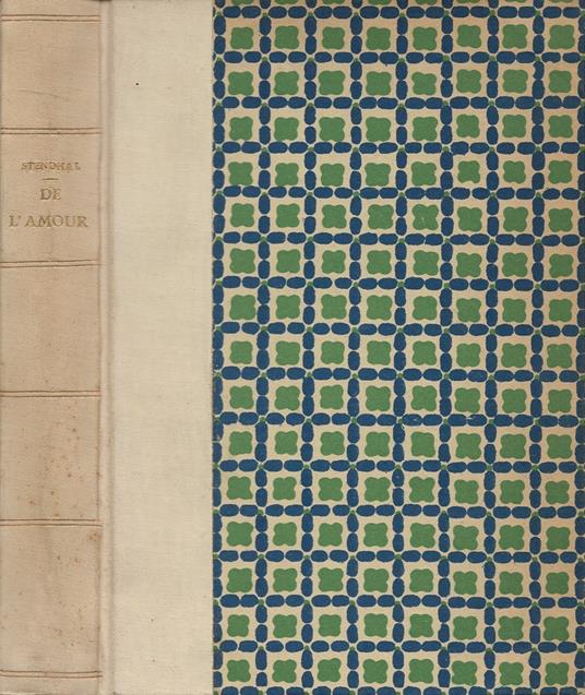 De l'Amour - Stendhal - copertina