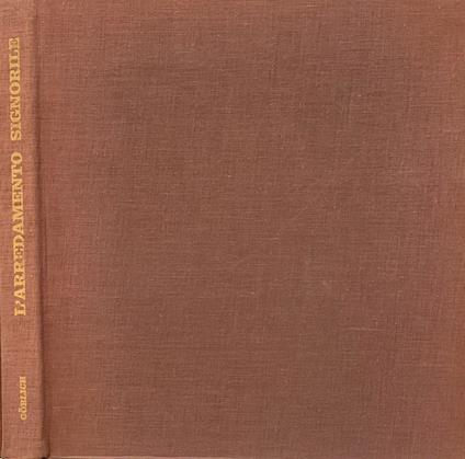 L' arredamento signorile - copertina