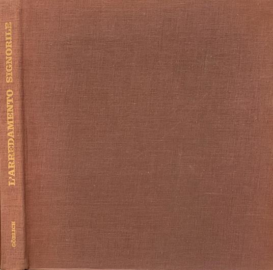 L' arredamento signorile - copertina