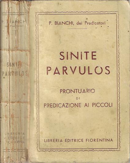 Sinite parvulos - P. Bianchi - copertina