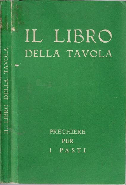 Il libro della tavola - copertina