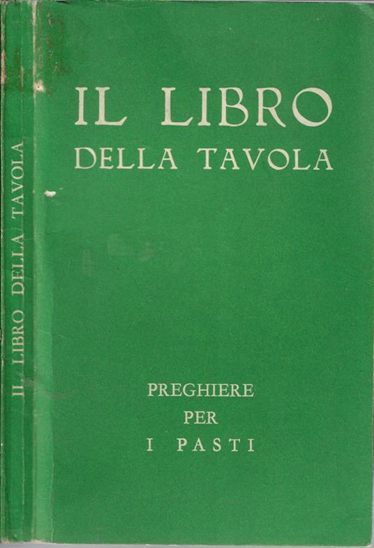 Il libro della tavola - copertina