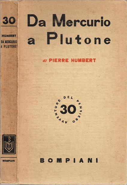 Da Mercurio a Plutone - Pierre Humbert - copertina