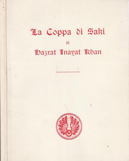 La coppa di Saki - Hazrat Inayat Khan - copertina
