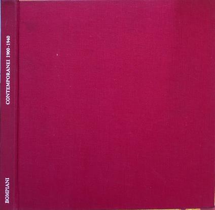 Contemporanei 1900-1940 - copertina
