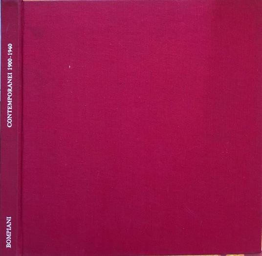 Contemporanei 1900-1940 - copertina