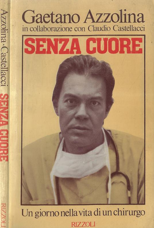 Senza cuore - Gaetano Azzolina - copertina