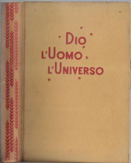 Dio l'uomo e l'universo - copertina