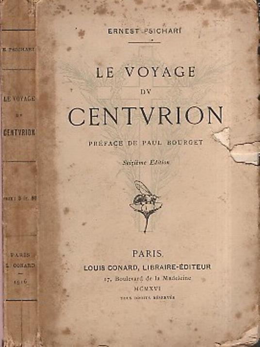 Le Voyage du centurion - Ernest Psichari - copertina
