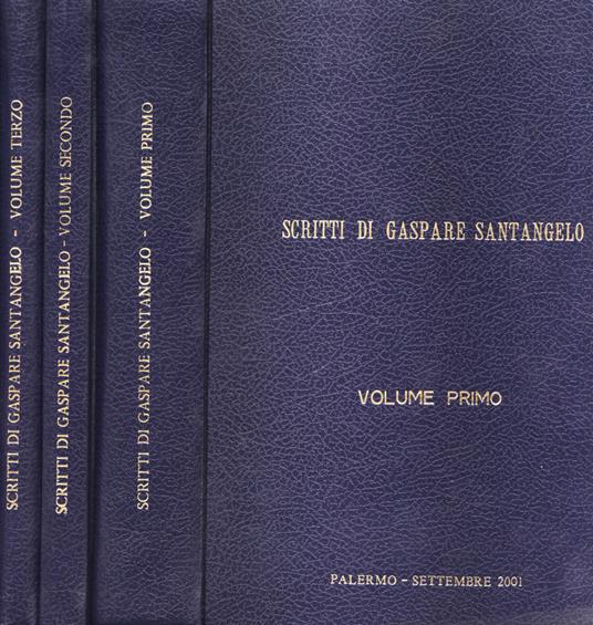 Scritti Vol. I - II - III - copertina