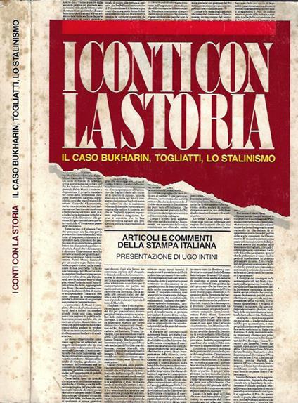 I conti con la storia - copertina