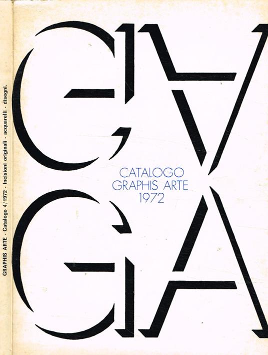 Catalogo graphis arte 1972 - copertina