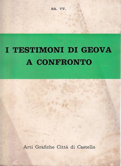 I Testimoni di Geova a confronto - copertina