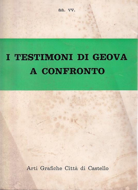 I Testimoni di Geova a confronto - copertina